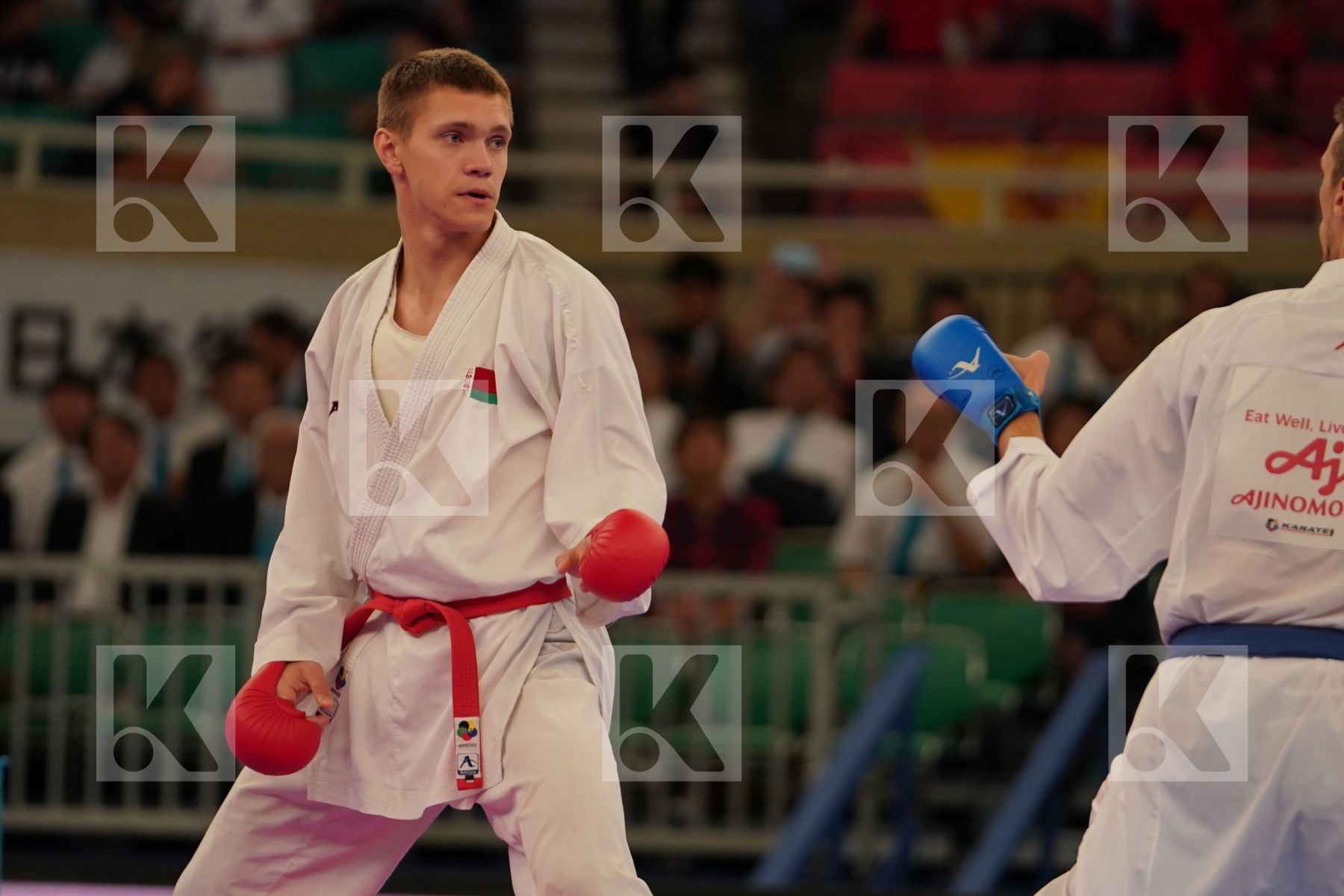 ISAKAU ANTON (BELARUS) vs KVESIC IVAN (CROATIA) in Senior Kumite -84 Kg - Bronze bout