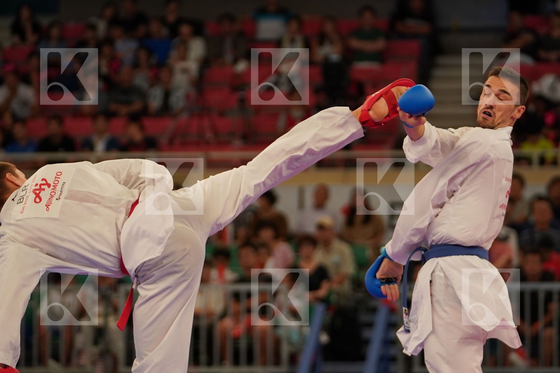 ISAKAU ANTON (BELARUS) vs KVESIC IVAN (CROATIA) in Senior Kumite -84 Kg - Bronze bout