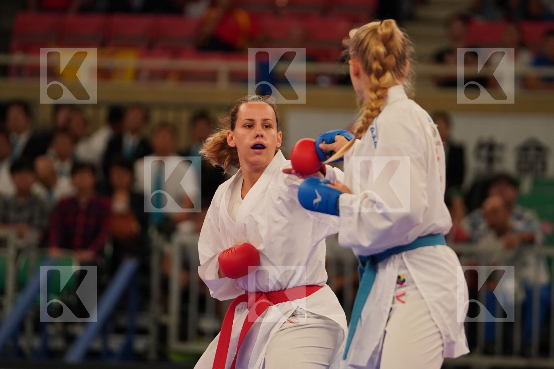 WASOWICZ MAYA (USA) vs KEINANEN TITTA (FINLAND) in Senior Kumite 68+ Kg - Bronze bout