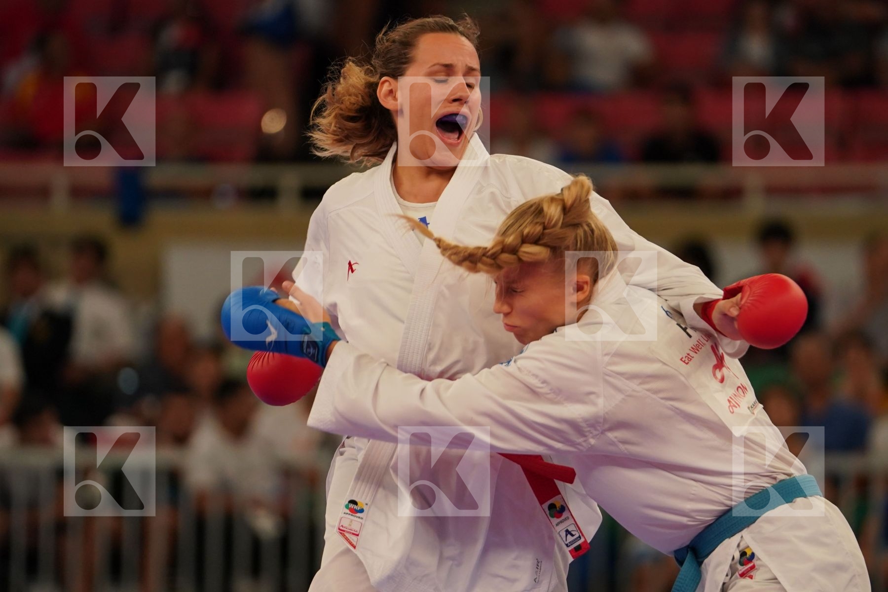 WASOWICZ MAYA (USA) vs KEINANEN TITTA (FINLAND) in Senior Kumite 68+ Kg - Bronze bout