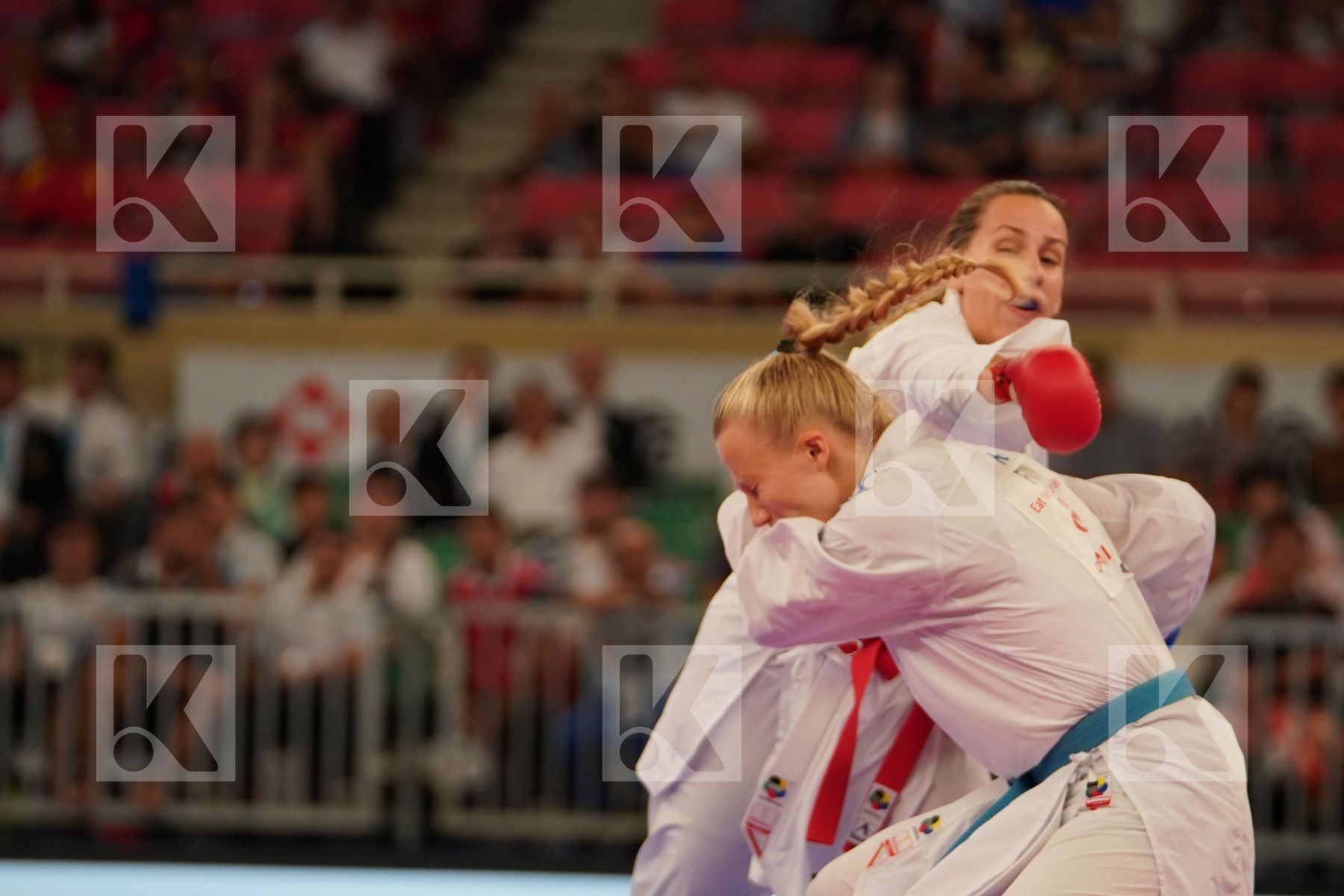 WASOWICZ MAYA (USA) vs KEINANEN TITTA (FINLAND) in Senior Kumite 68+ Kg - Bronze bout