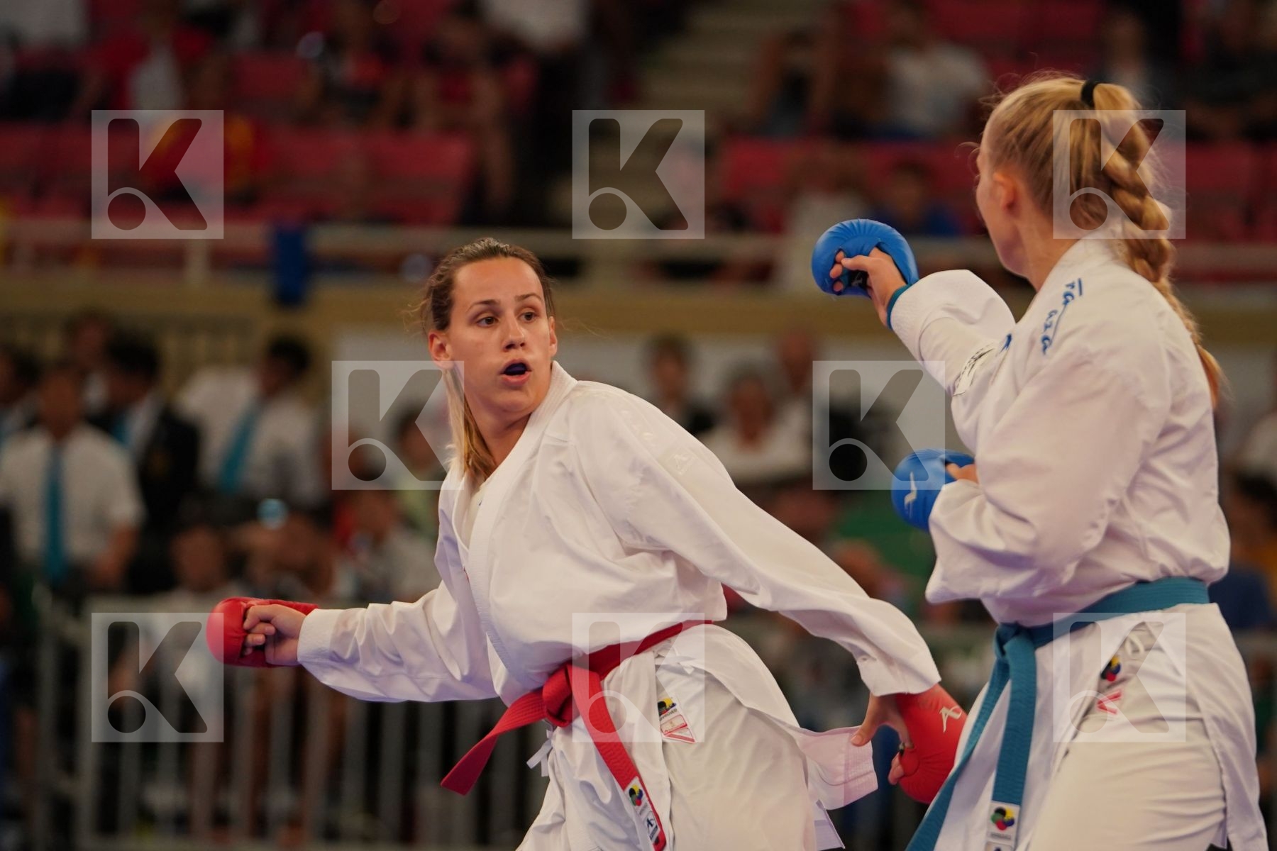 WASOWICZ MAYA (USA) vs KEINANEN TITTA (FINLAND) in Senior Kumite 68+ Kg - Bronze bout