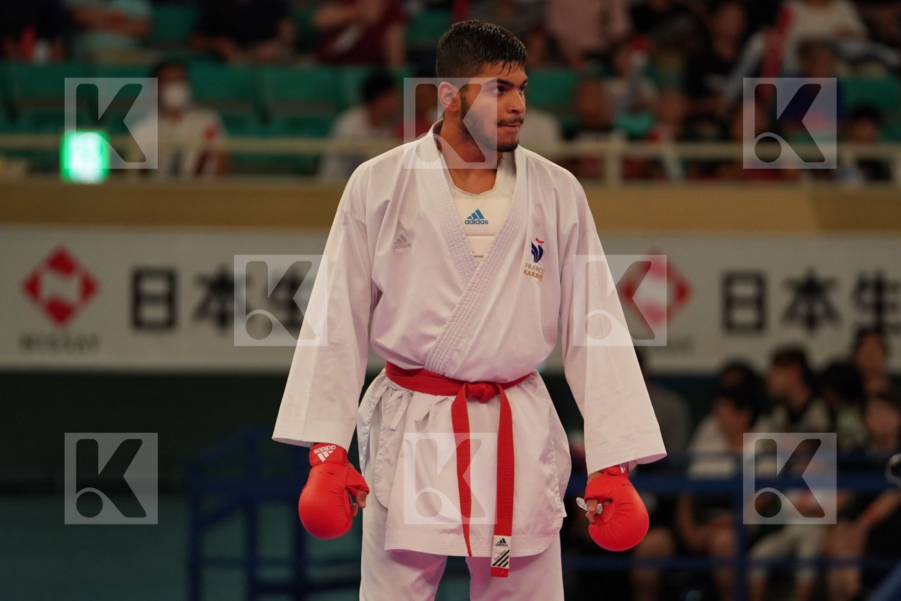 FILALI MEHDI (FRANCE) vs GANJZADEH SAJAD (IRAN) in Senior Kumite 84+ Kg - Bronze bout