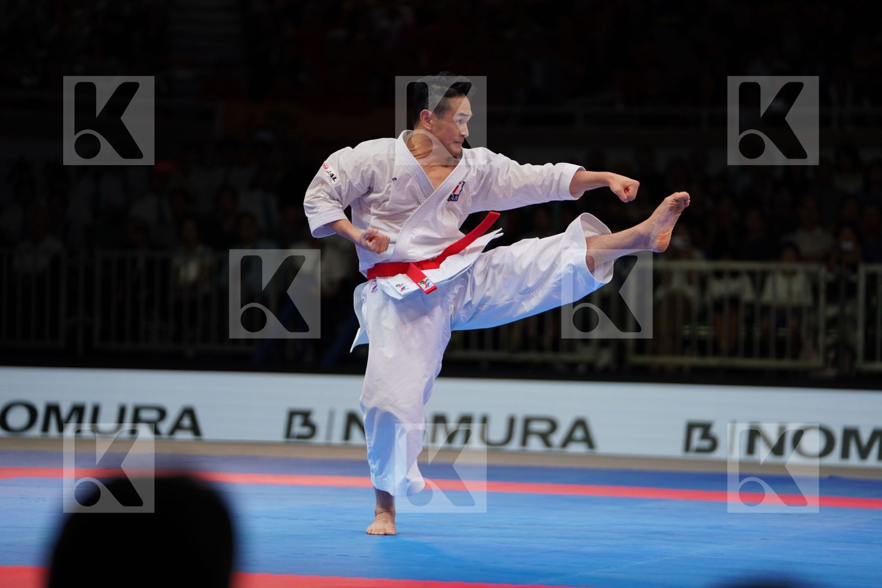 SHIMBABA ISSEI (JAPAN) in Senior Male Kata - Gold bout