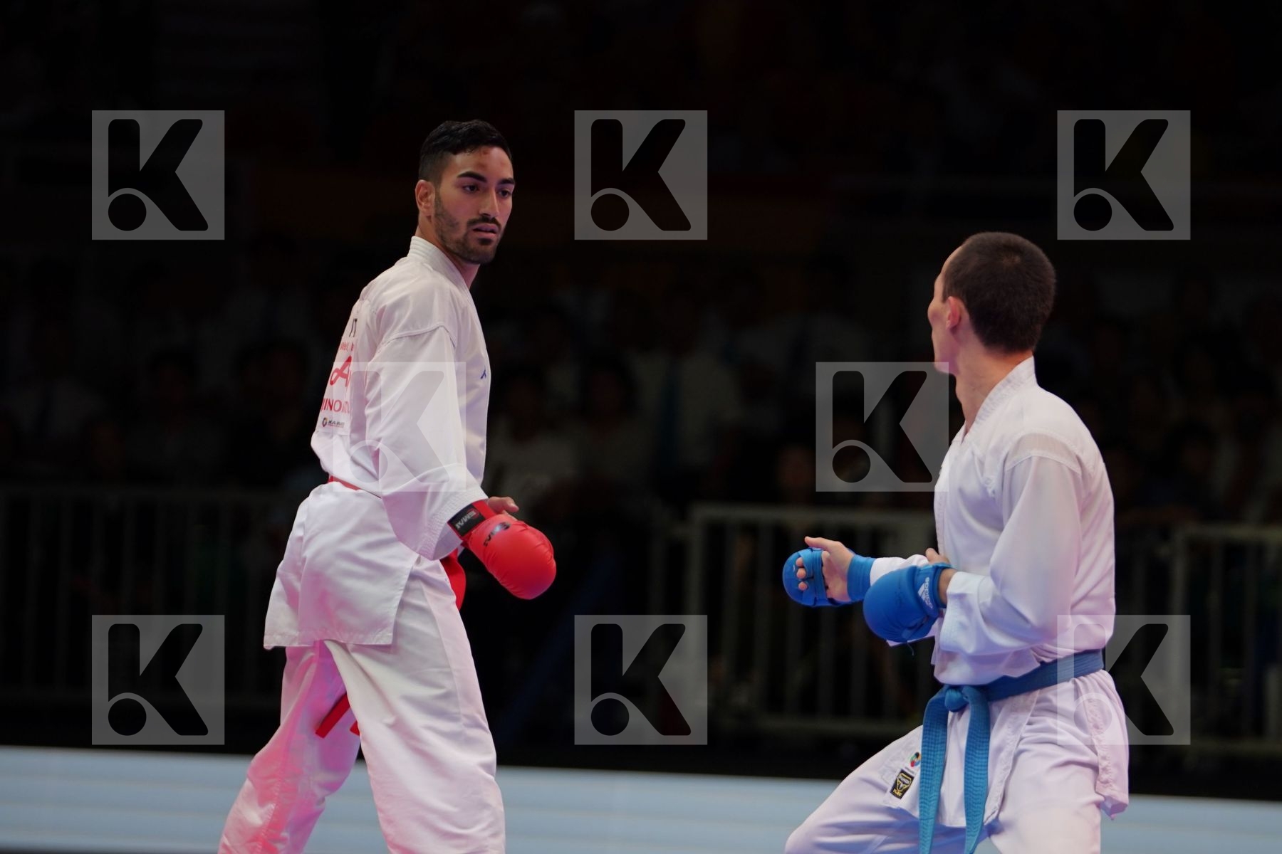 CRESCENZO ANGELO (ITALY) vs ASSADILOV DARKHAN (KAZAKHSTAN) in Senior Kumite -60 Kg - Gold bout