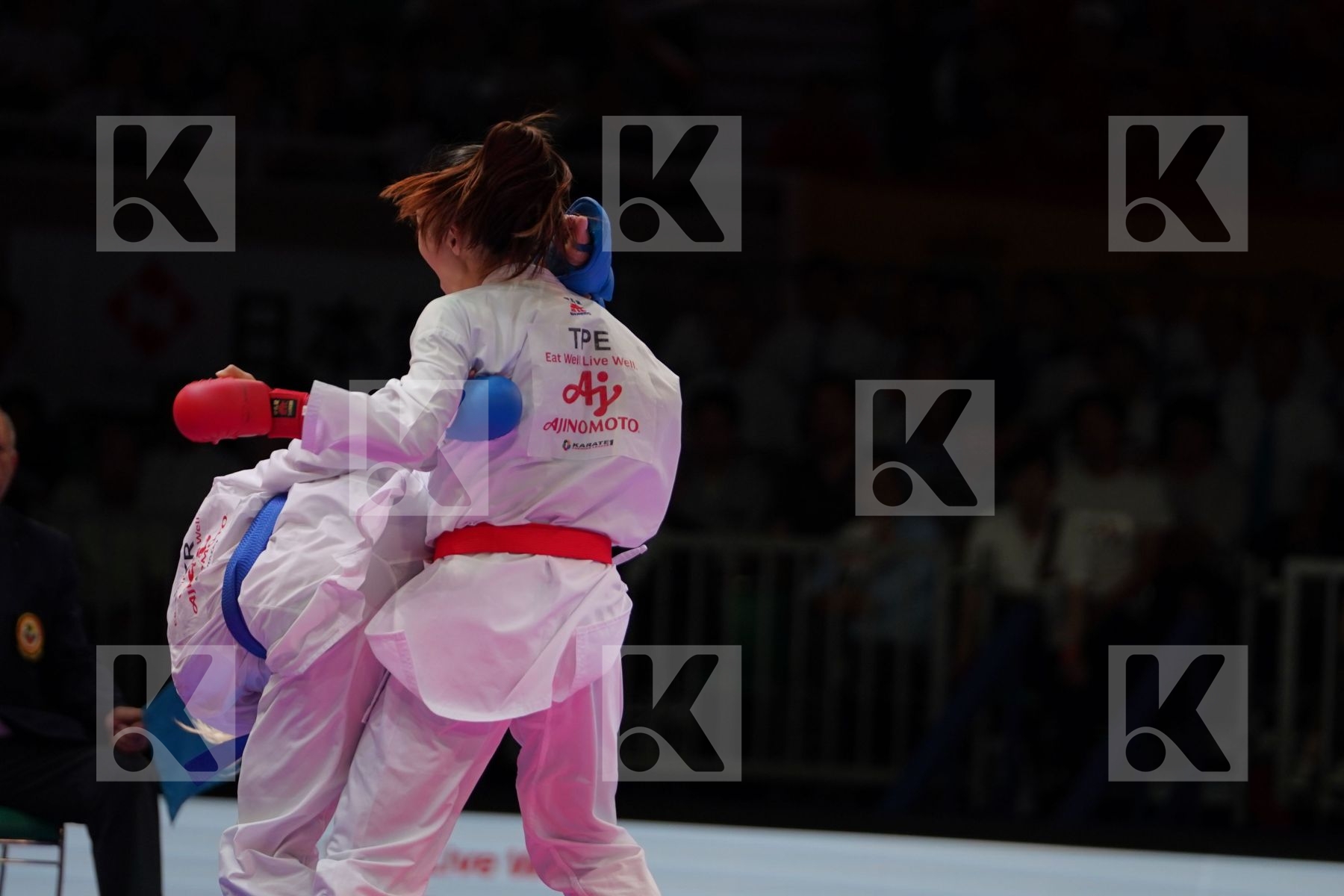 WEN TZU-YUN (CHINESE TAIPEI) vs TERLIUGA ANZHELIKA (UKRAINE) in Senior Kumite -55 Kg - Gold bout