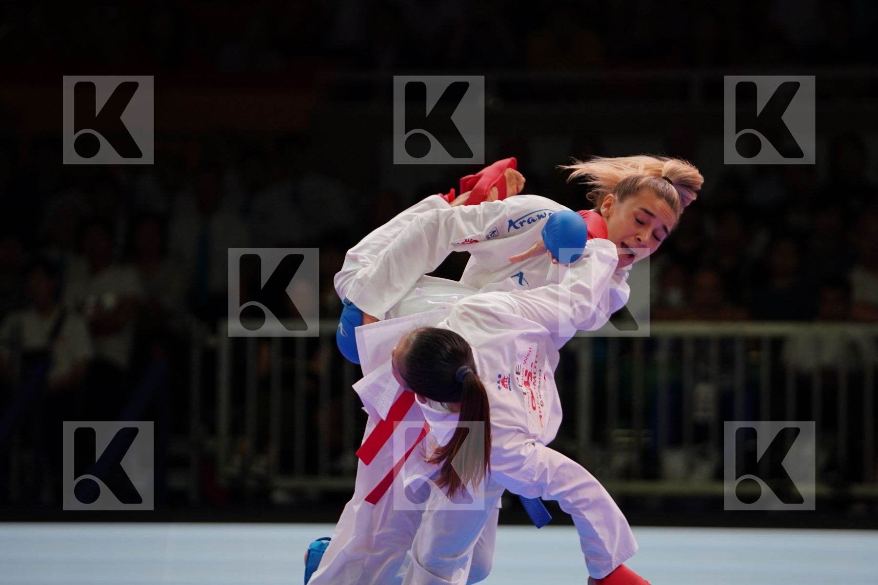 WEN TZU-YUN (CHINESE TAIPEI) vs TERLIUGA ANZHELIKA (UKRAINE) in Senior Kumite -55 Kg - Gold bout