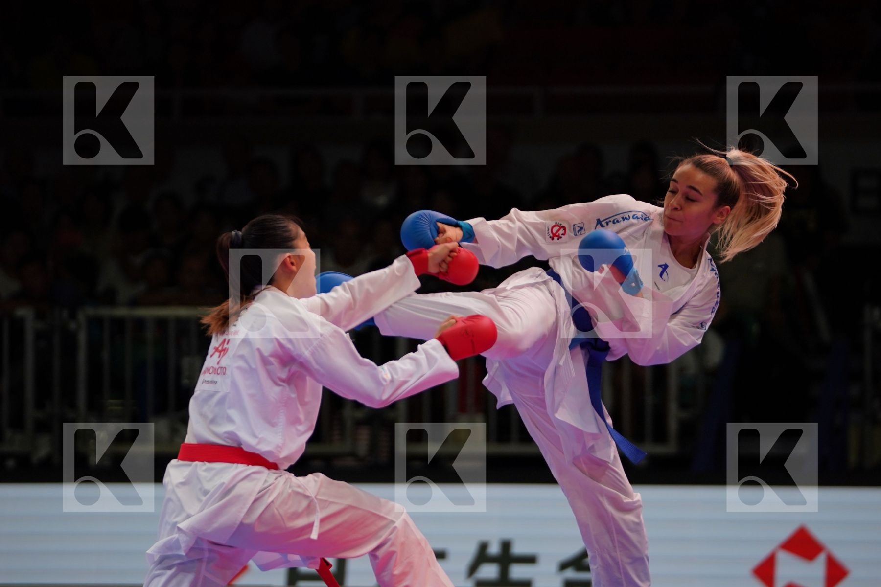 WEN TZU-YUN (CHINESE TAIPEI) vs TERLIUGA ANZHELIKA (UKRAINE) in Senior Kumite -55 Kg - Gold bout