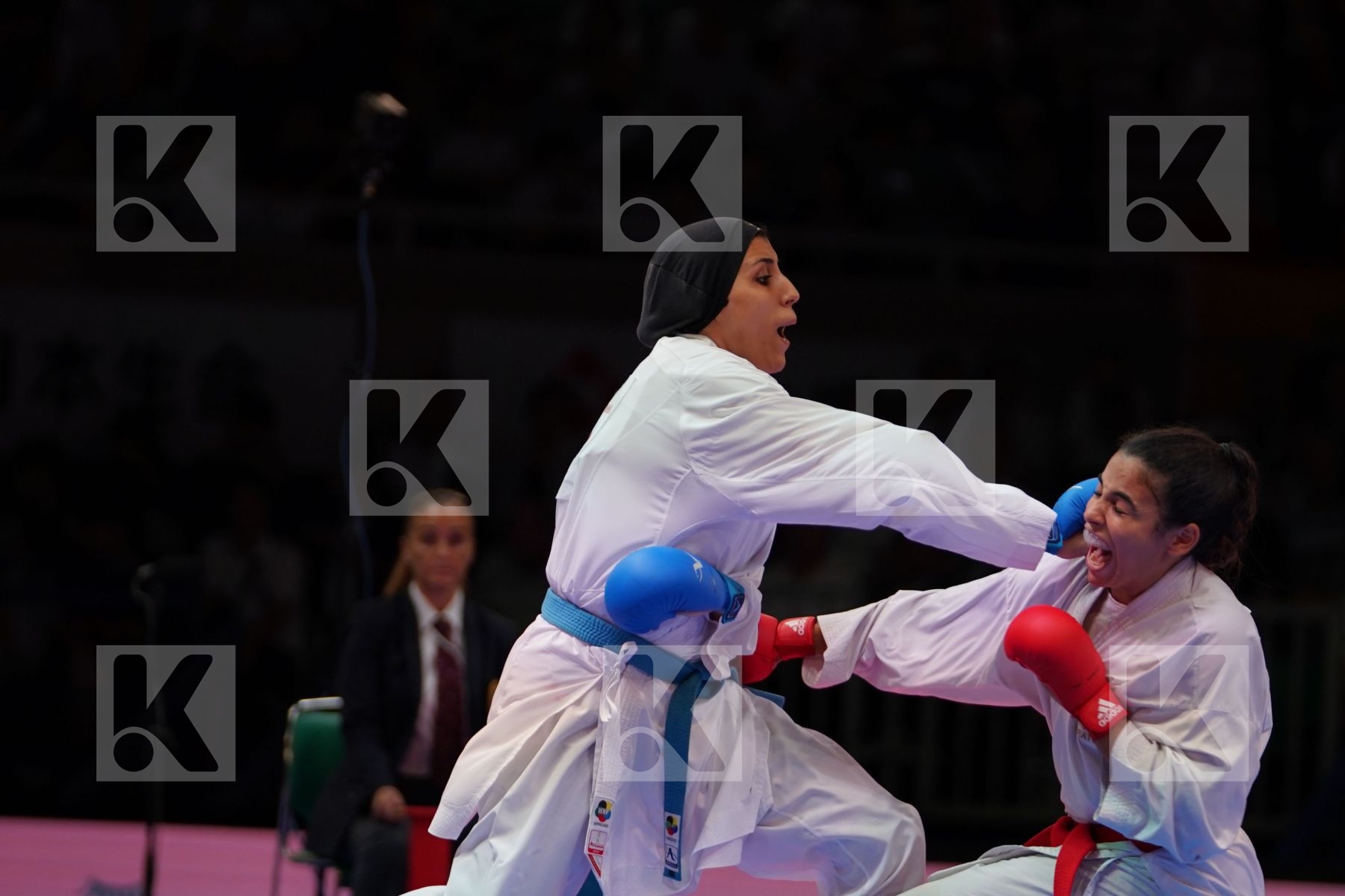 HEURTAULT LEILA (FRANCE) vs LOTFY GIANA (EGYPT) in Senior Kumite -61 Kg - Gold bout