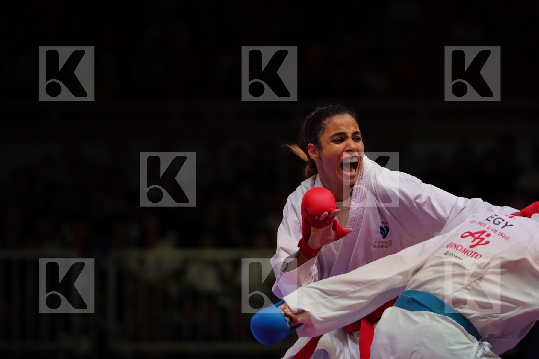 HEURTAULT LEILA (FRANCE) vs LOTFY GIANA (EGYPT) in Senior Kumite -61 Kg - Gold bout