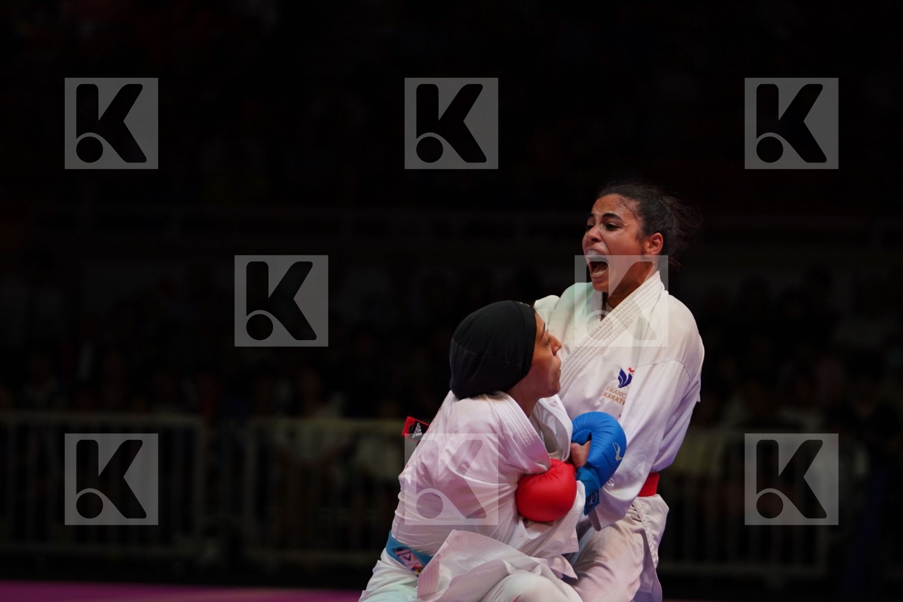 HEURTAULT LEILA (FRANCE) vs LOTFY GIANA (EGYPT) in Senior Kumite -61 Kg - Gold bout
