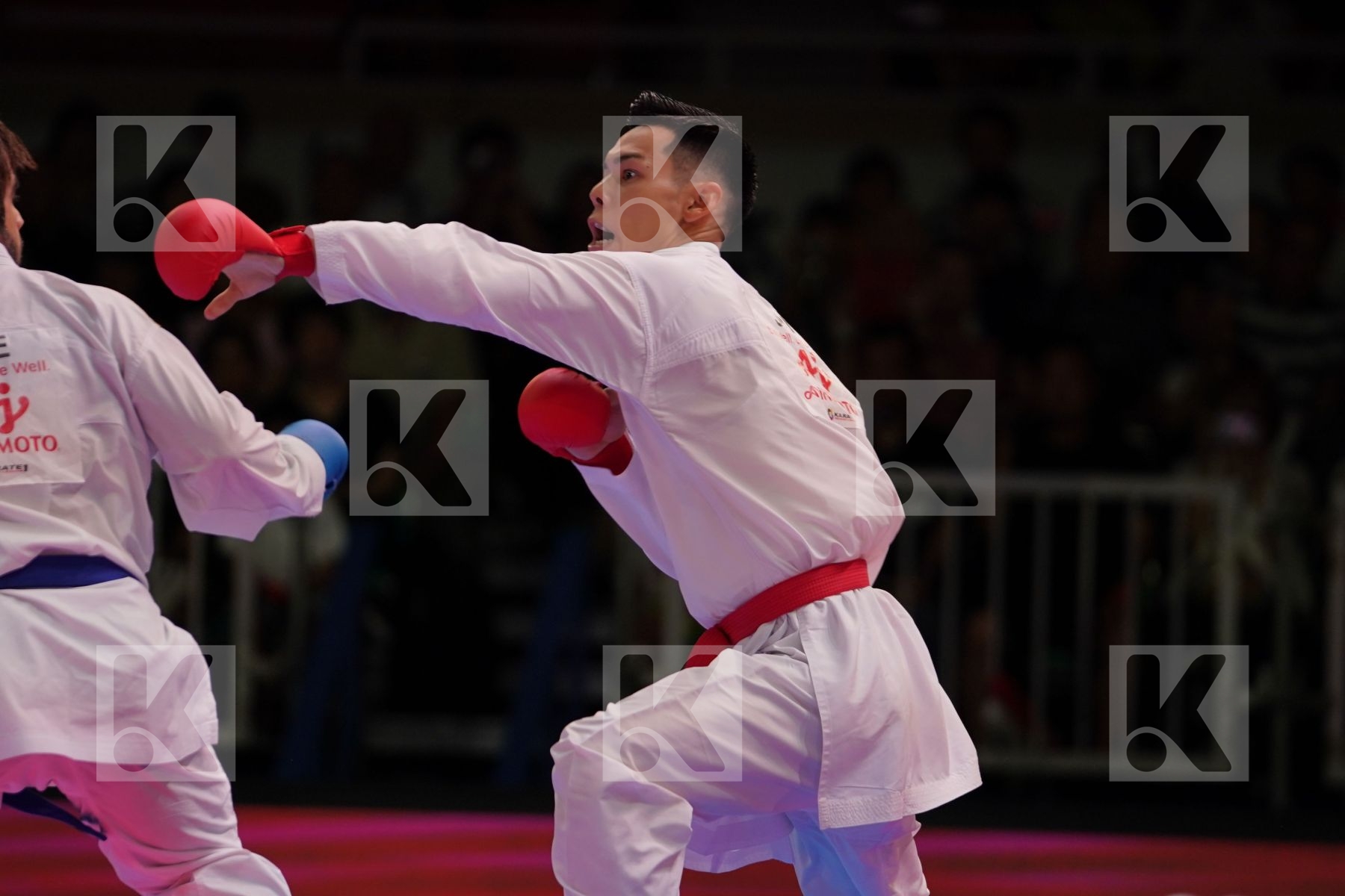 NISHIMURA KEN (JAPAN) VS AGHAYEV RAFAEL (AZERBAIJAN) in Senior Kumite -75 Kg - Gold bout