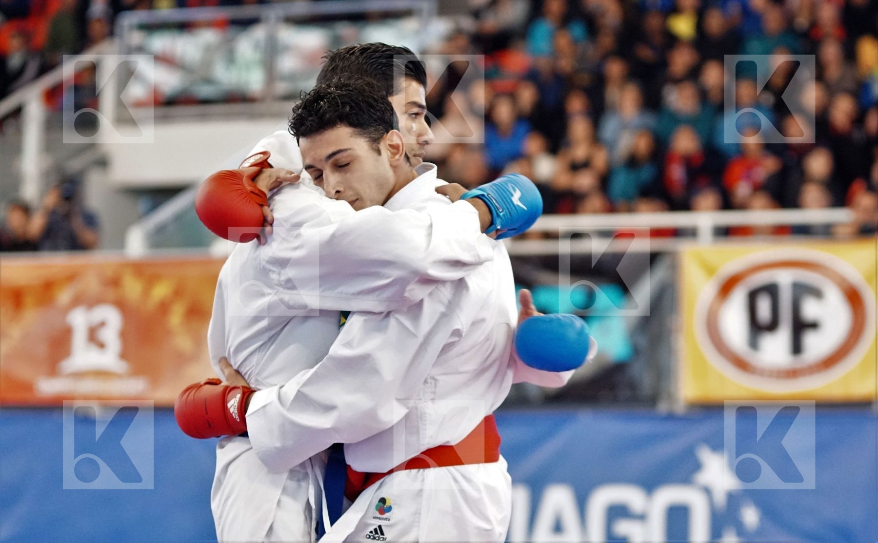 ALMASATFA ABDEL RAHMAN (JORDAN) vs FIGUEIRA VINICIUS (BRAZIL) in Senior Kumite -67 Kg - Gold bout