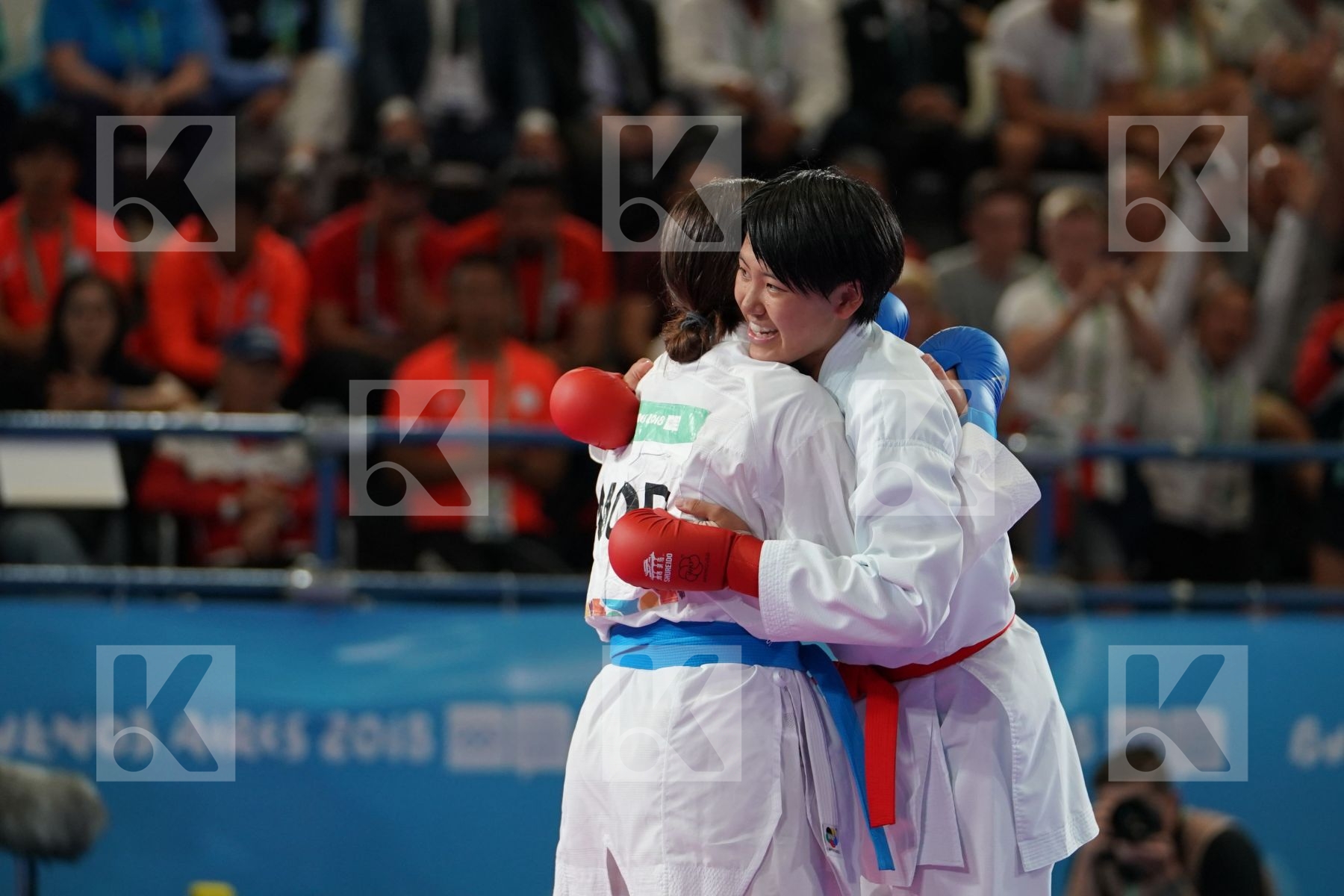 SAKURA SAWASHIMA (JAPAN) vs ANNIKA SAELID (NORWAY) in Junior Kumite Female 59+ Kg - Final bout