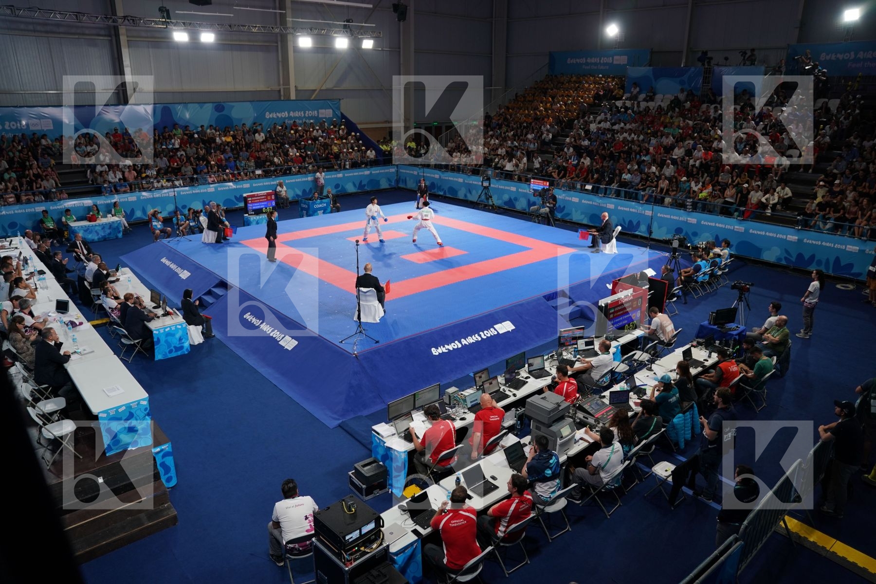 Tatami and arena in  - Semifinal