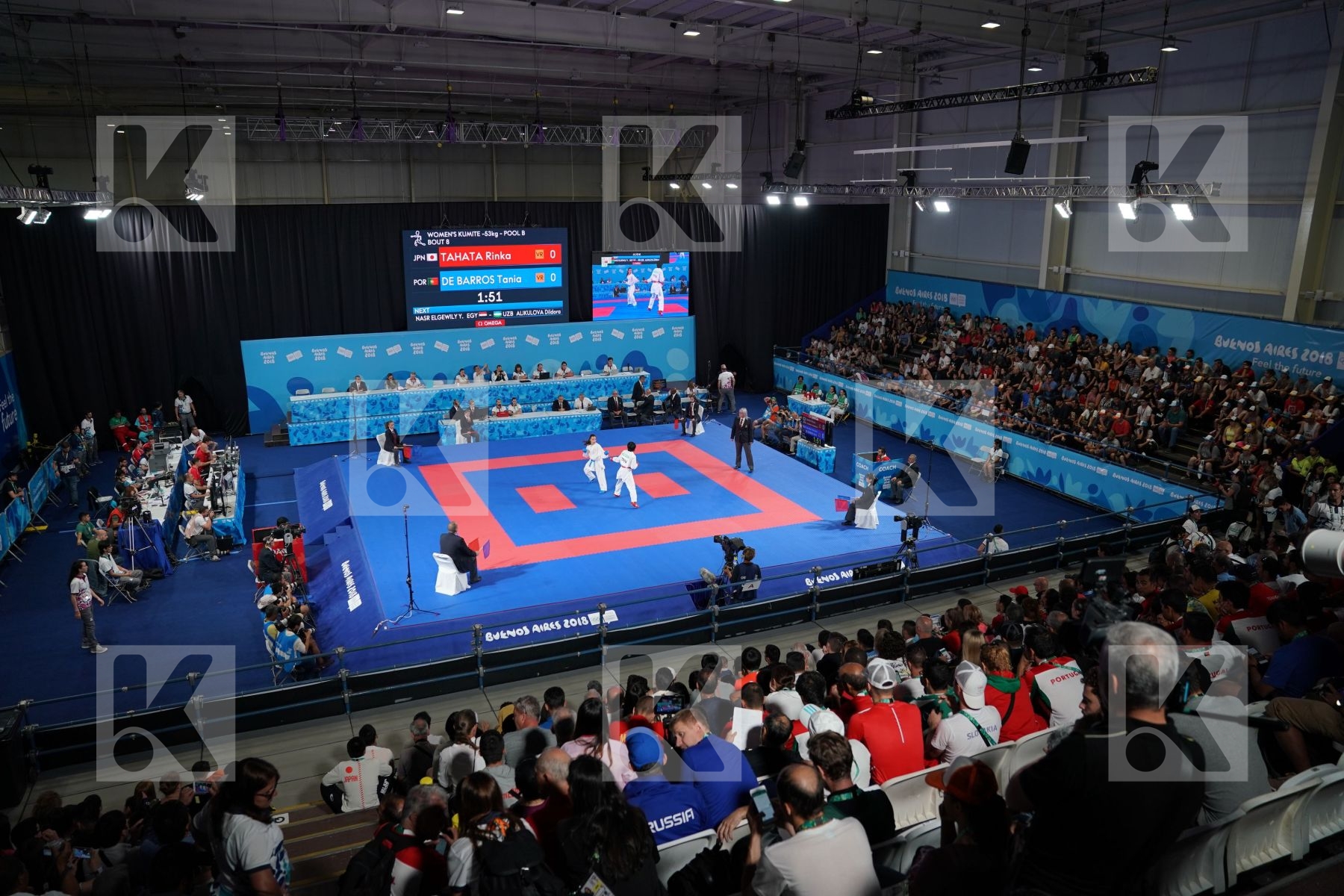 Tatami and arena in  - Semifinal