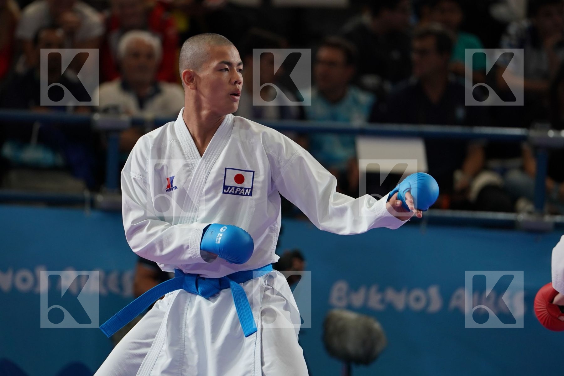 TOMAS KOSA (SLOVAKIA) vs KEISEI SAKIYAMA (JAPAN) in Senior Kumite 68+ Kg - Qualification