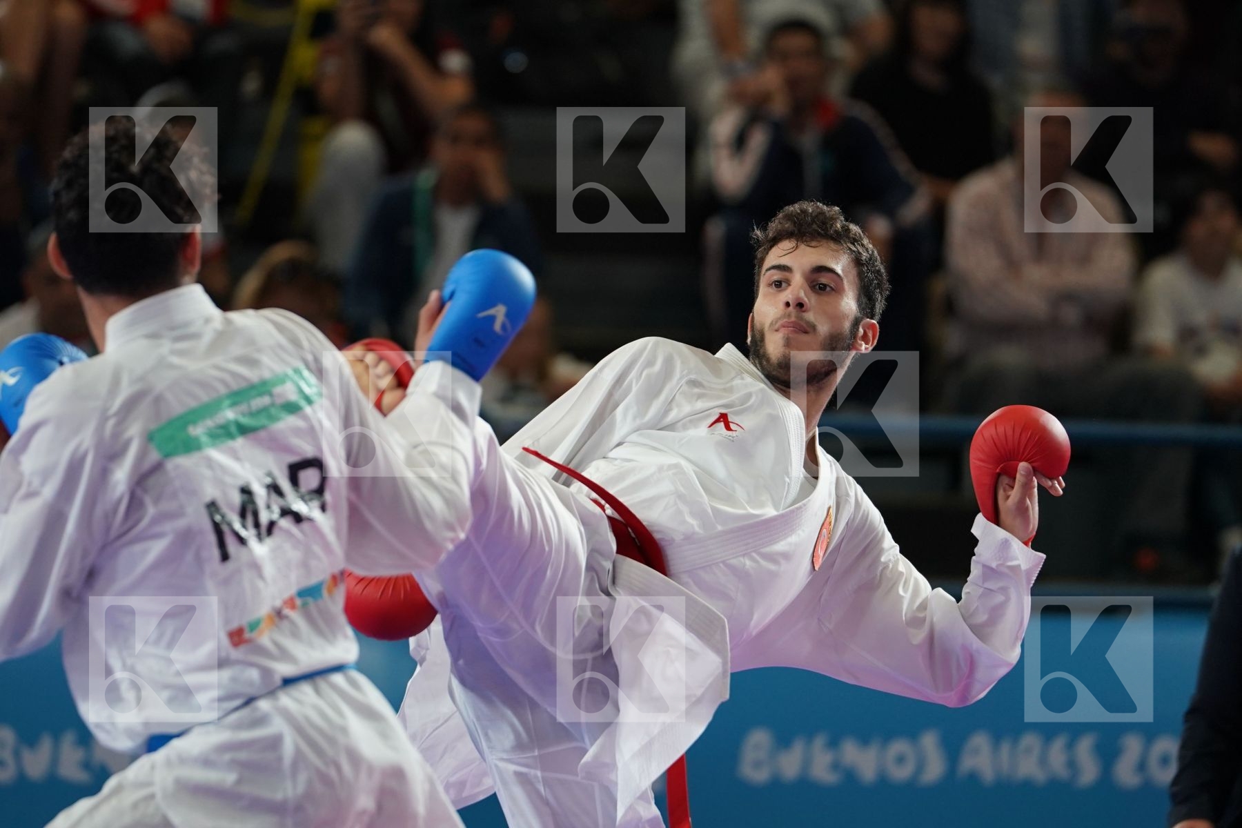 ENES BULUT (TURKEY) vs NABIL ECH-CHAABI (MOROCCO) in Senior Kumite 68+ Kg - Qualification