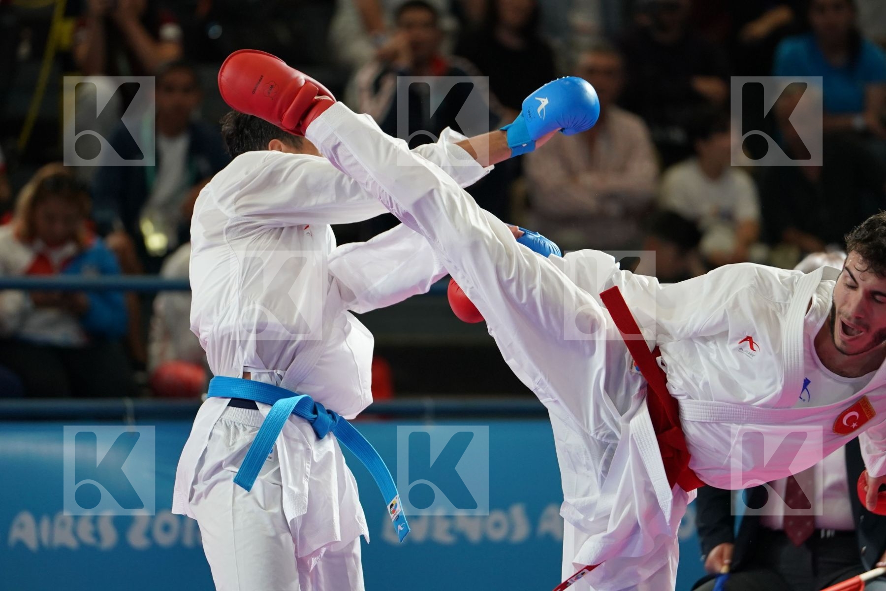 ENES BULUT (TURKEY) vs NABIL ECH-CHAABI (MOROCCO) in Senior Kumite 68+ Kg - Qualification