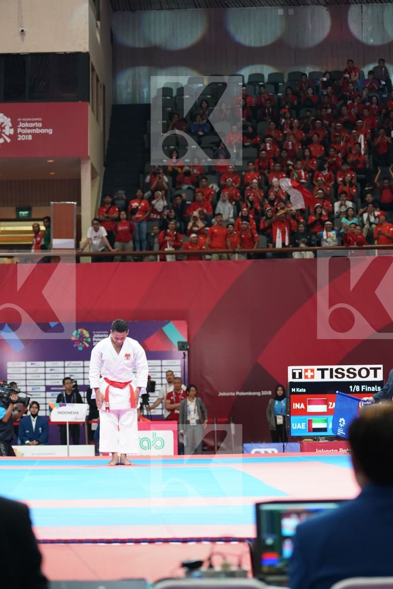 AHMAD ZIGI ZARESTA YUDA (INDONESIA) in Senior Male Kata - Qualification