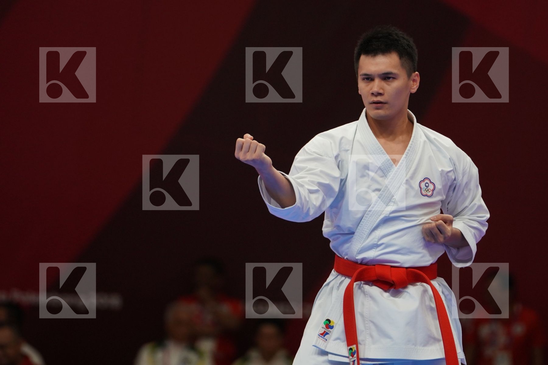 YITA WANG (CHINESE TAIPEI) in Senior Male Kata - Qualification