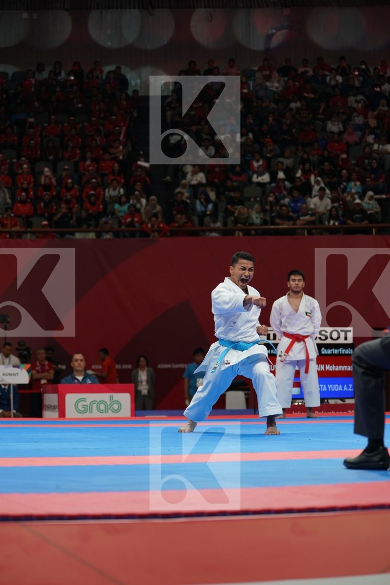AHMAD ZIGI ZARESTA YUDA (INDONESIA) in Senior Male Kata - Qualification