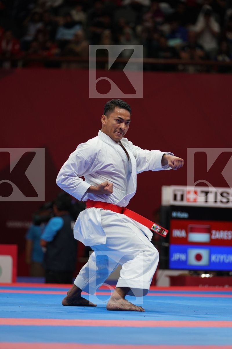 AHMAD ZIGI ZARESTA YUDA (INDONESIA) in Senior Male Kata - Qualification