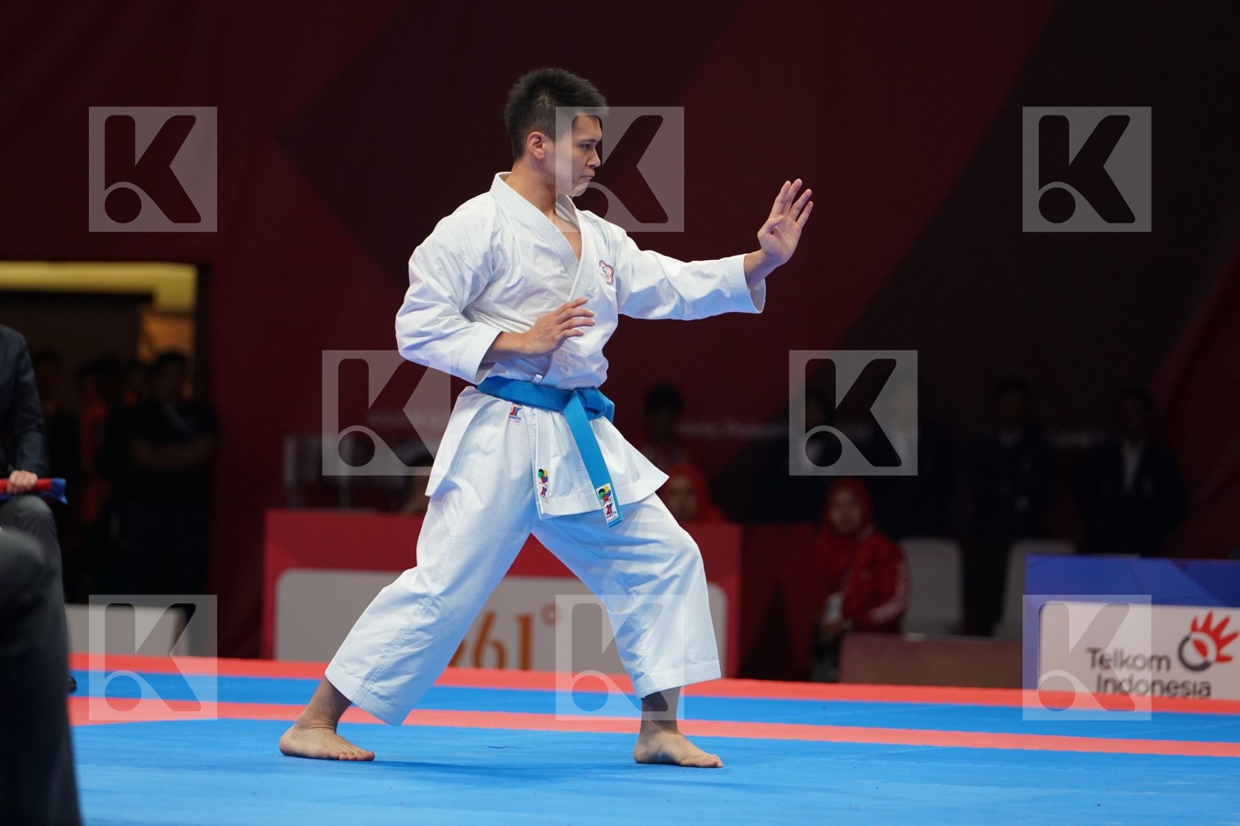 YITA WANG (CHINESE TAIPEI) in Senior Male Kata - Qualification