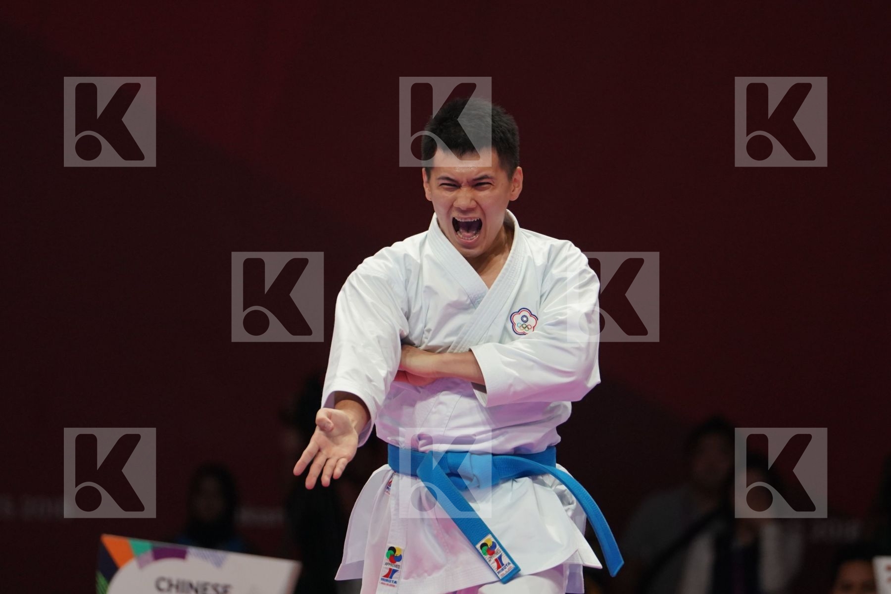 YITA WANG (CHINESE TAIPEI) in Senior Male Kata - Qualification
