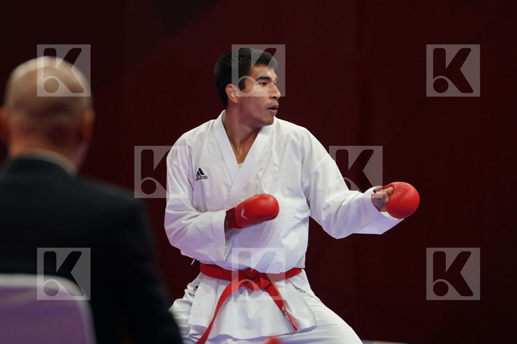 DANIYAR YULDASHEV (KAZAKHSTAN) vs TEERAWAT KANGTONG (THAILAND) in Senior Kumite 84+ Kg - Qualification