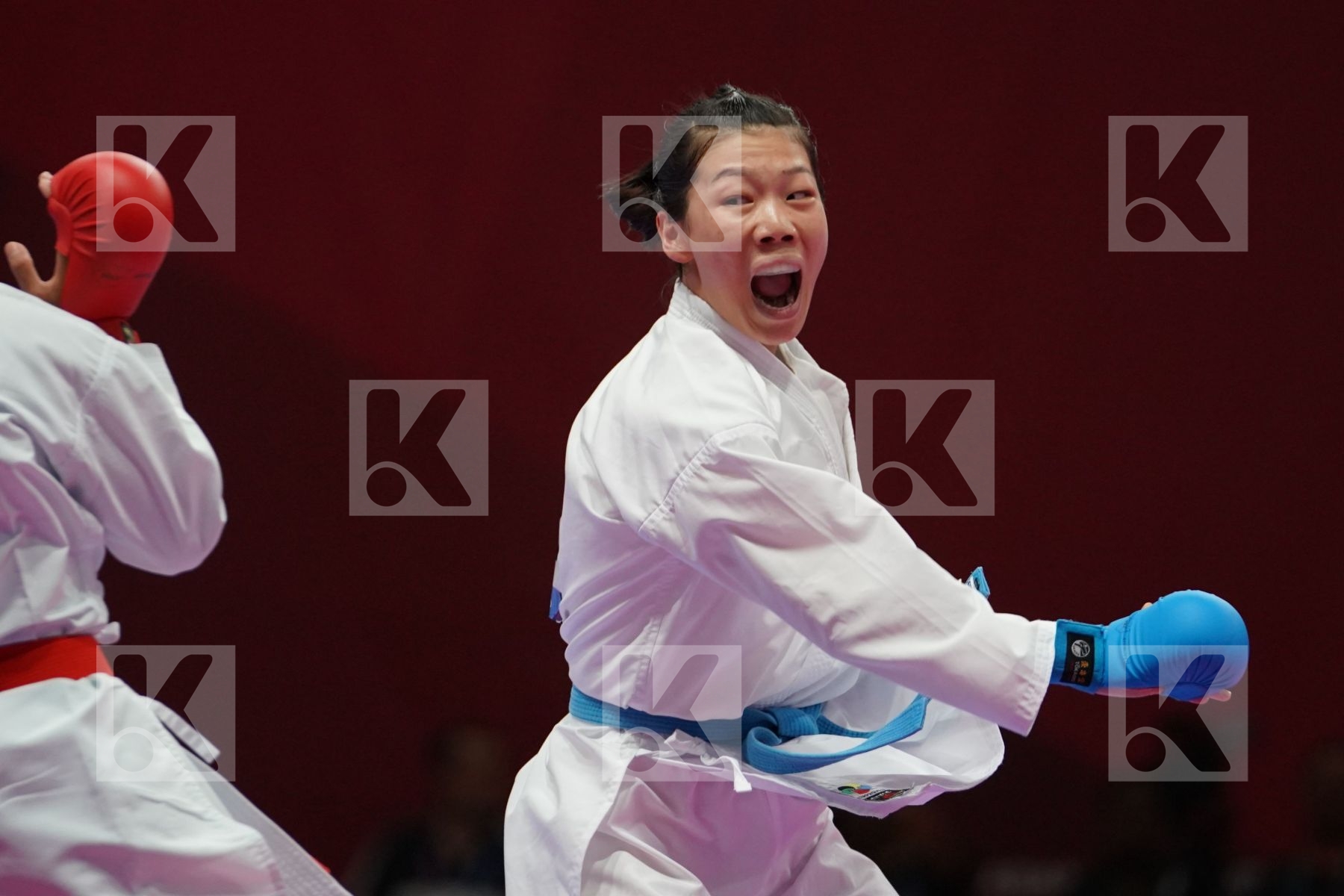 COKORDA ISTRI AGUNG SANISTYARANI (INDONESIA) vs JIAMEI DING (CHINA) in Senior Kumite -55 Kg - Bronze bout