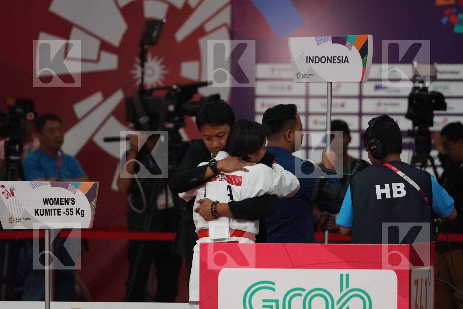 COKORDA ISTRI AGUNG SANISTYARANI (INDONESIA) vs JIAMEI DING (CHINA) in Senior Kumite -55 Kg - Bronze bout