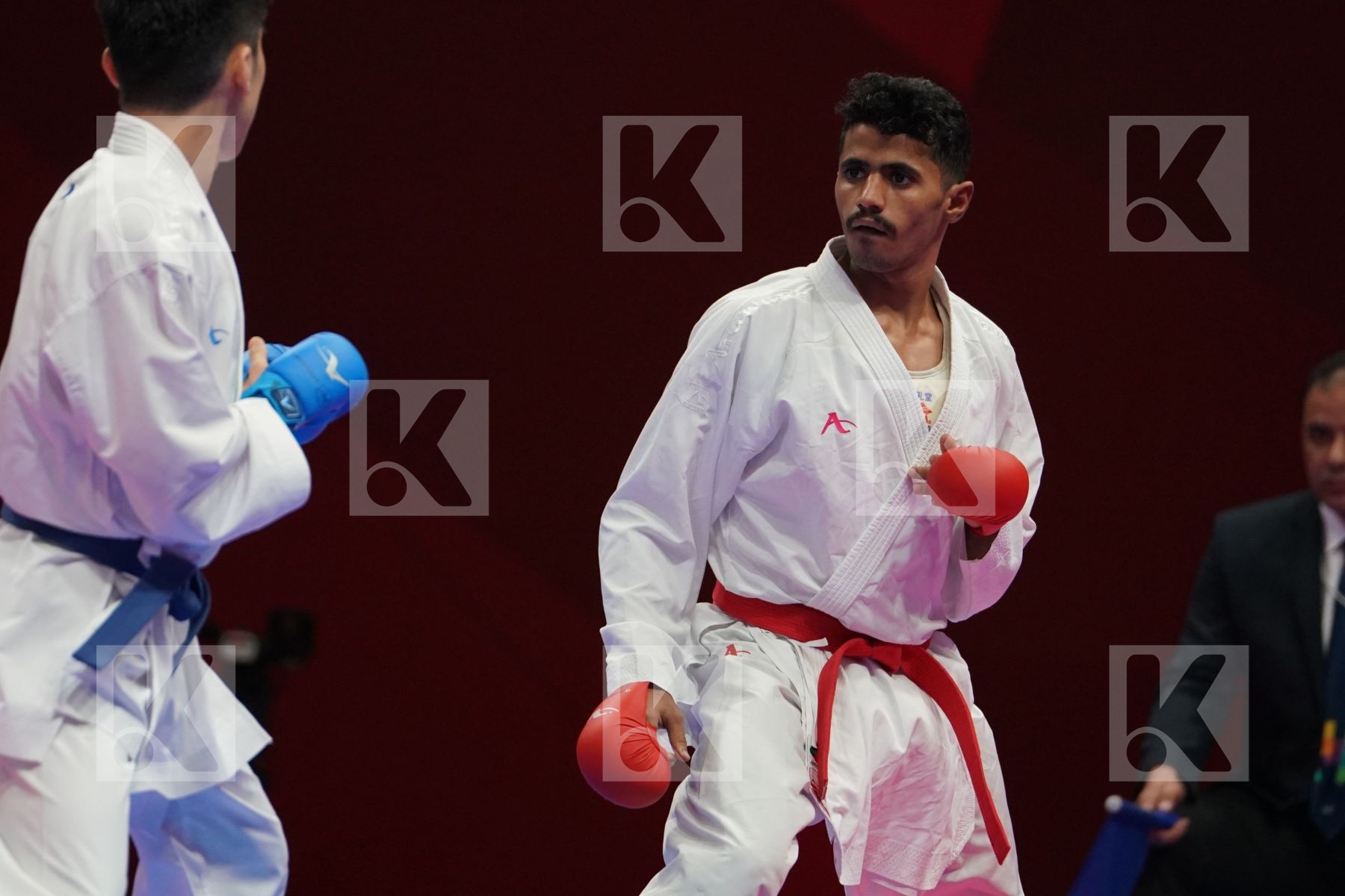 SULTAN JAMAN ALZAHRANI (SAUDI ARABIA) vs JUYEONG GU (REPUBLIC OF KOREA) in Senior Kumite -60 Kg - Qualification