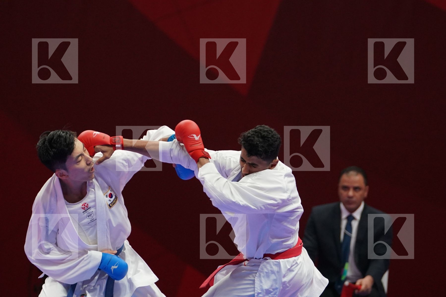 SULTAN JAMAN ALZAHRANI (SAUDI ARABIA) vs JUYEONG GU (REPUBLIC OF KOREA) in Senior Kumite -60 Kg - Qualification