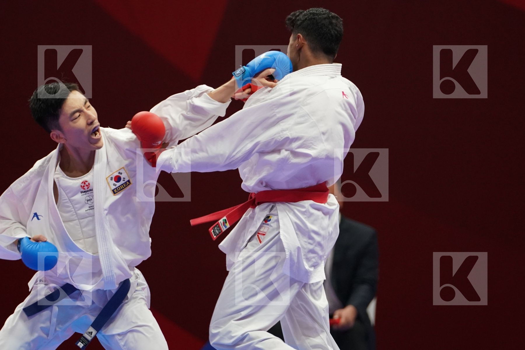 SULTAN JAMAN ALZAHRANI (SAUDI ARABIA) vs JUYEONG GU (REPUBLIC OF KOREA) in Senior Kumite -60 Kg - Qualification