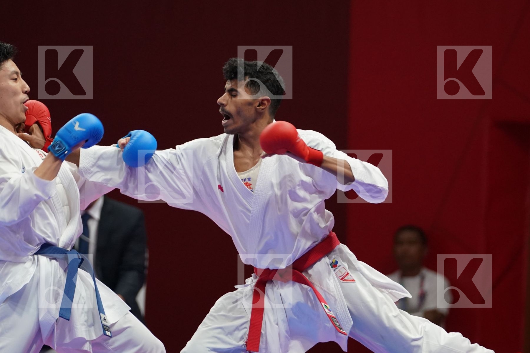 SULTAN JAMAN ALZAHRANI (SAUDI ARABIA) vs JUYEONG GU (REPUBLIC OF KOREA) in Senior Kumite -60 Kg - Qualification