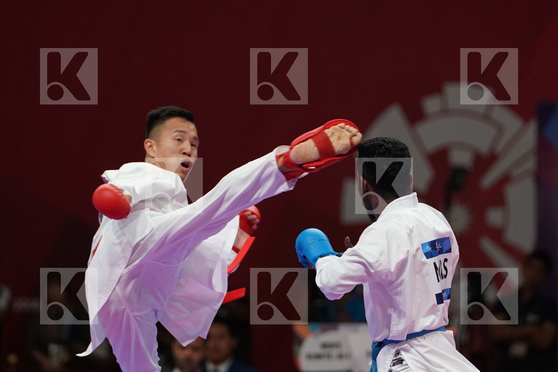 CHUN HO LEE (HONG KONG) vs PREM KUMAR SELVAM (MALAYSIA) in Senior Kumite -60 Kg - Bronze bout