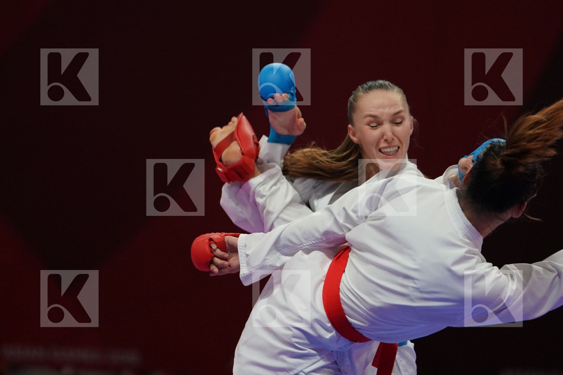 THI NGOAN NGUYEN (VIETNAM) vs GUZALIYA GAFUROVA (KAZAKHSTAN) in Senior Kumite Ð 68 Kg - Qualification