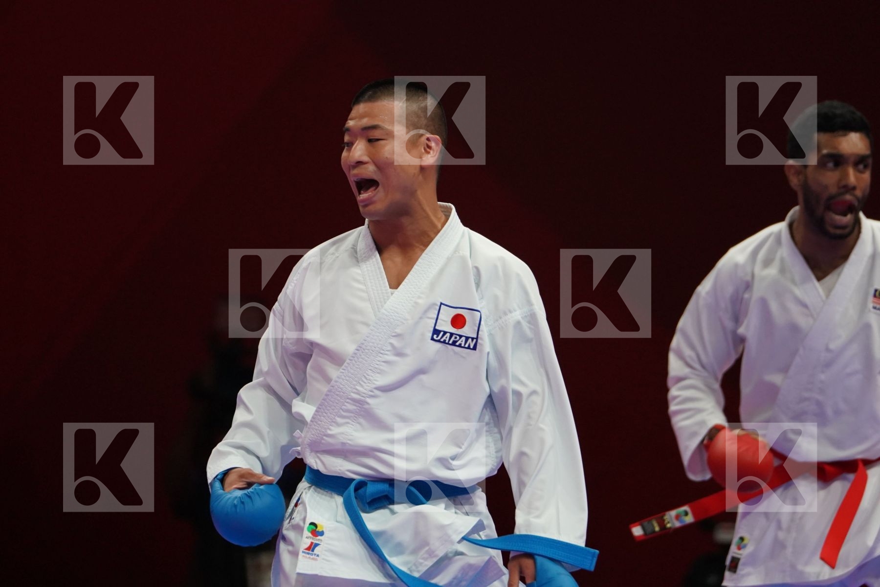SHARMENDRAN RAGHONATHAN (MALAYSIA) vs DAISUKE WATANABE (JAPAN) in Senior Kumite Ð 75 Kg - Qualification