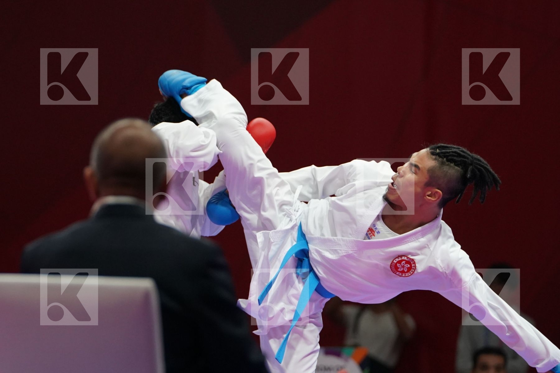 RAEF ADEL ALTURKISTANI (SAUDI ARABIA) vs KA WAI LEE (HONG KONG) in Senior Kumite Ð 75 Kg - Qualification
