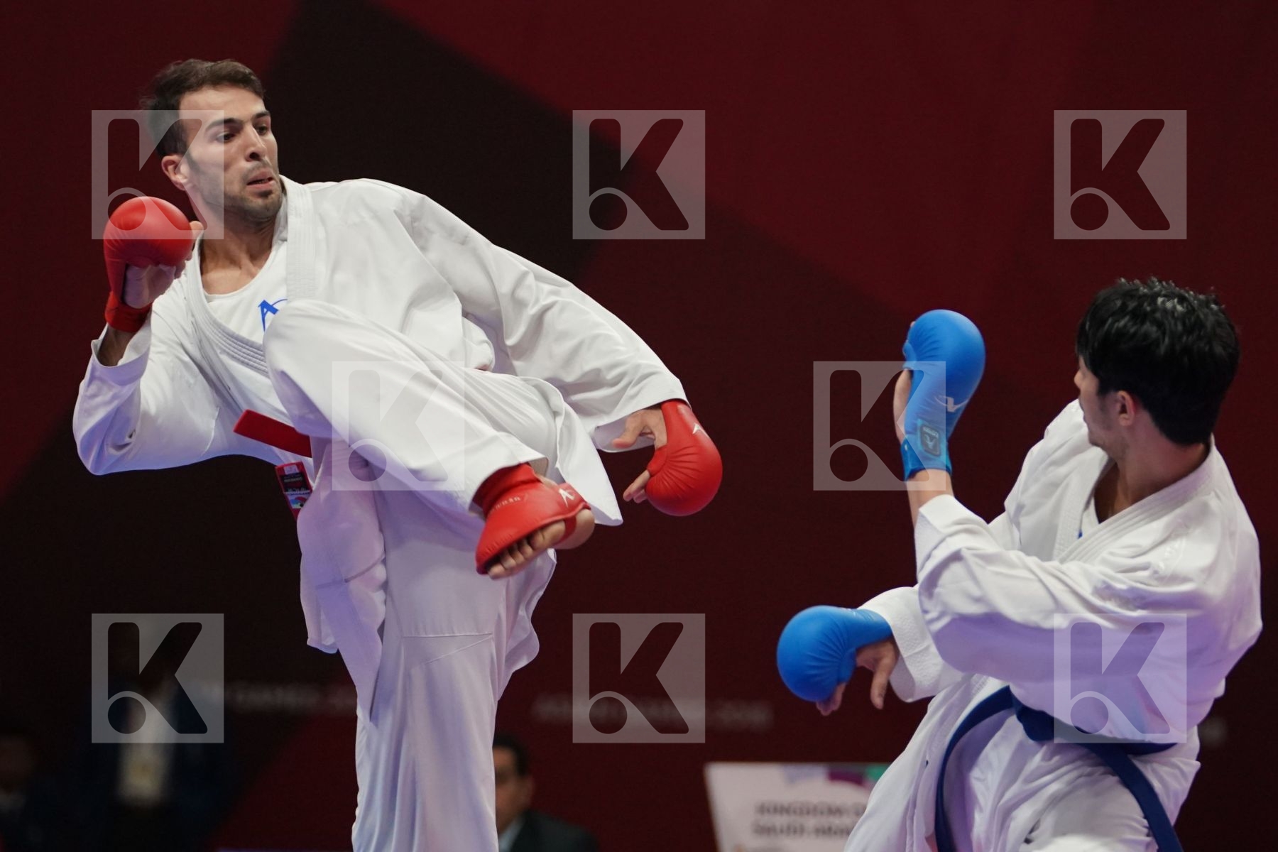 BAHMAN ASGARI GHONCHEH (ISLAMIC REPUBLIC OF IRAN) vs RAEF ADEL ALTURKISTANI (SAUDI ARABIA) in Senior Kumite Ð 75 Kg - final