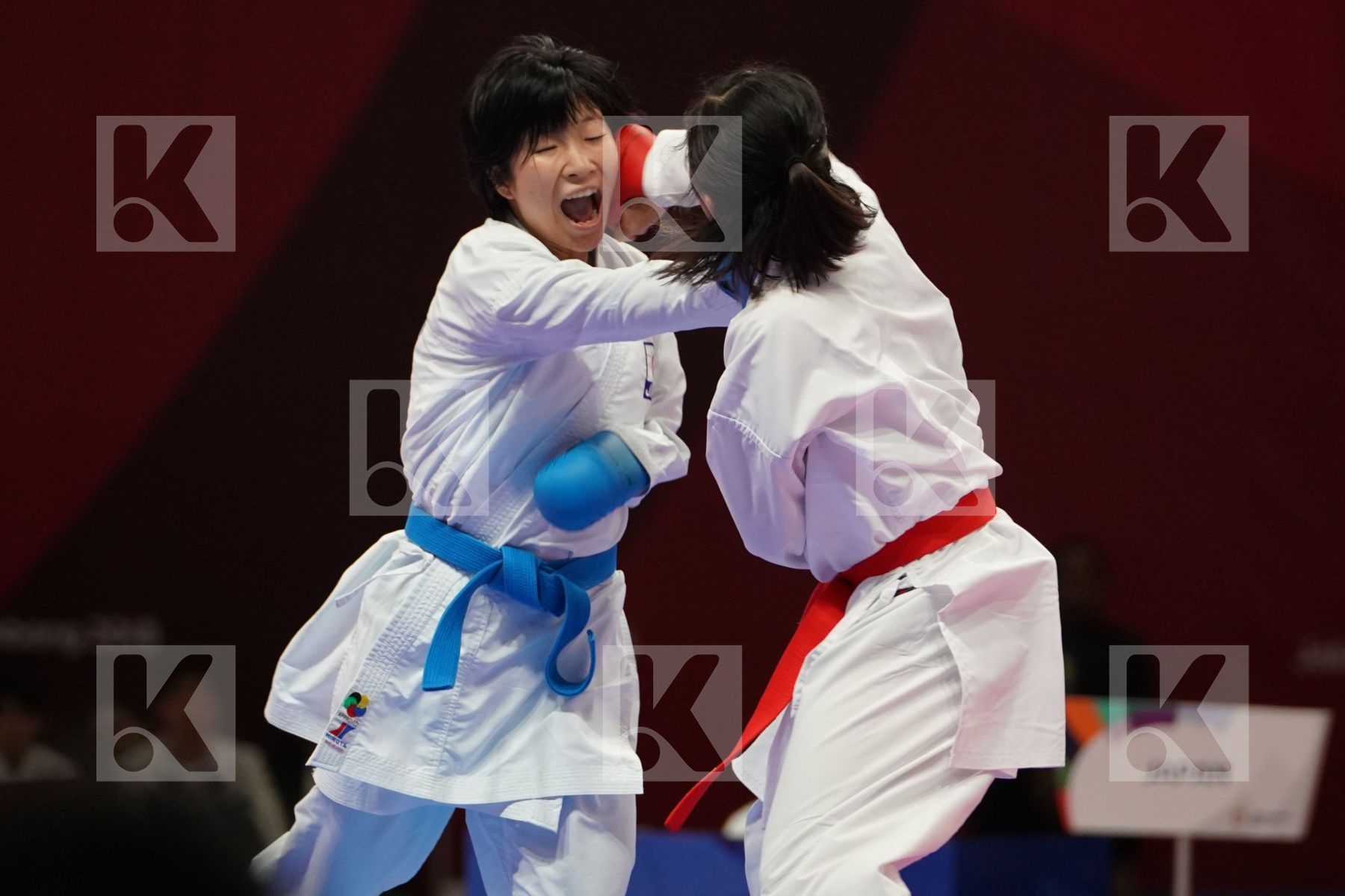SRUNITA SARI SUKATENDEL (INDONESIA) vs MIHO MIYAHARA (JAPAN) in Senior Kumite -50 Kg - Qualification