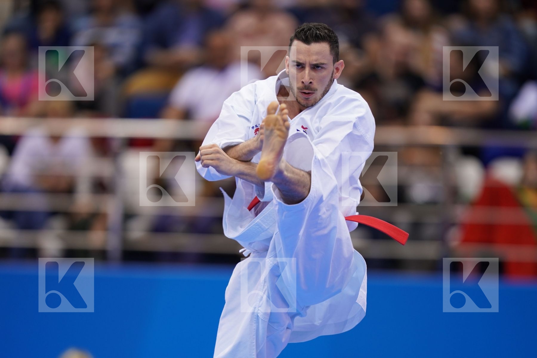 MONTARELLO ENZO (FRANCE) in Senior Male Kata - semi-final Bout