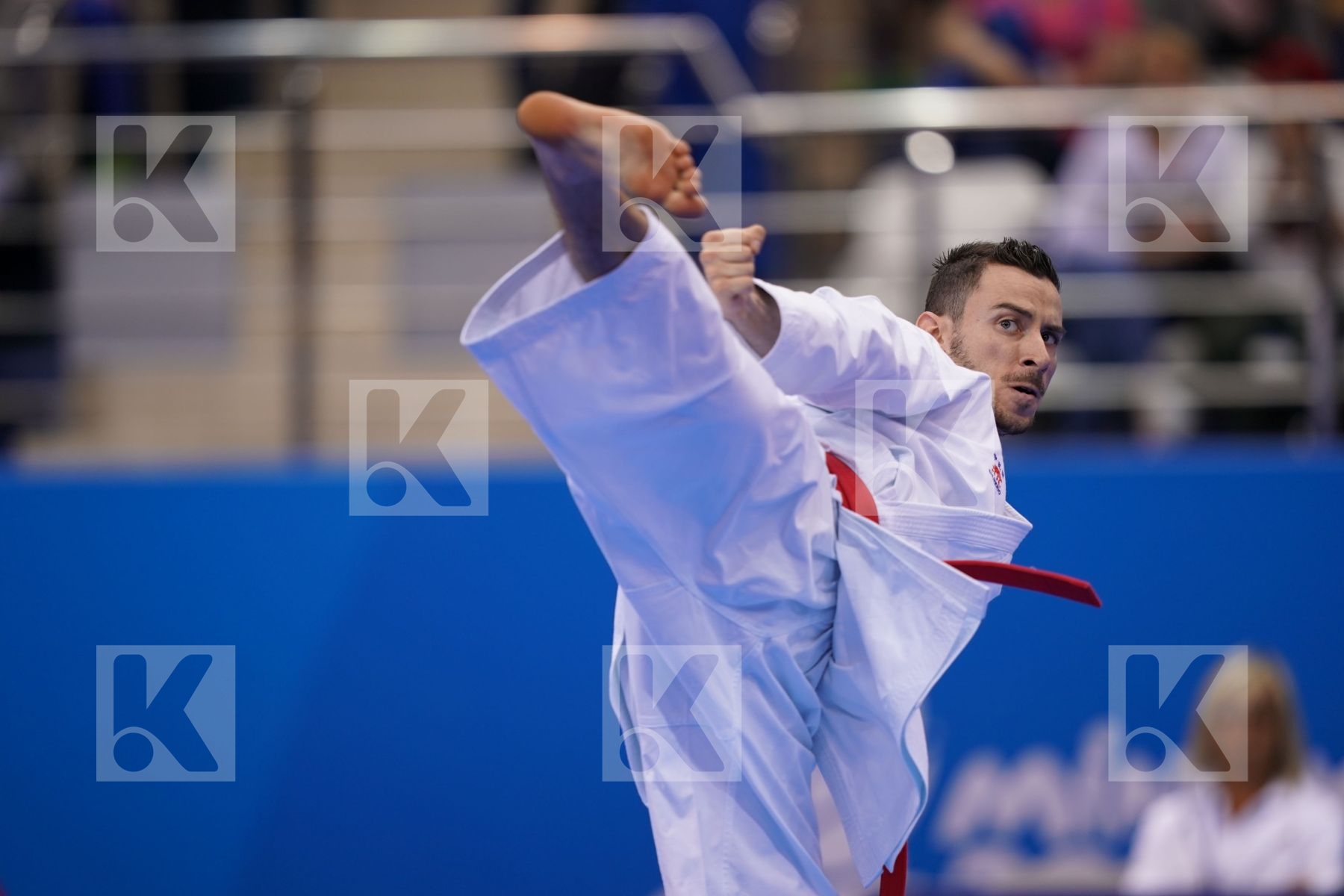 MONTARELLO ENZO (FRANCE) in Senior Male Kata - semi-final Bout