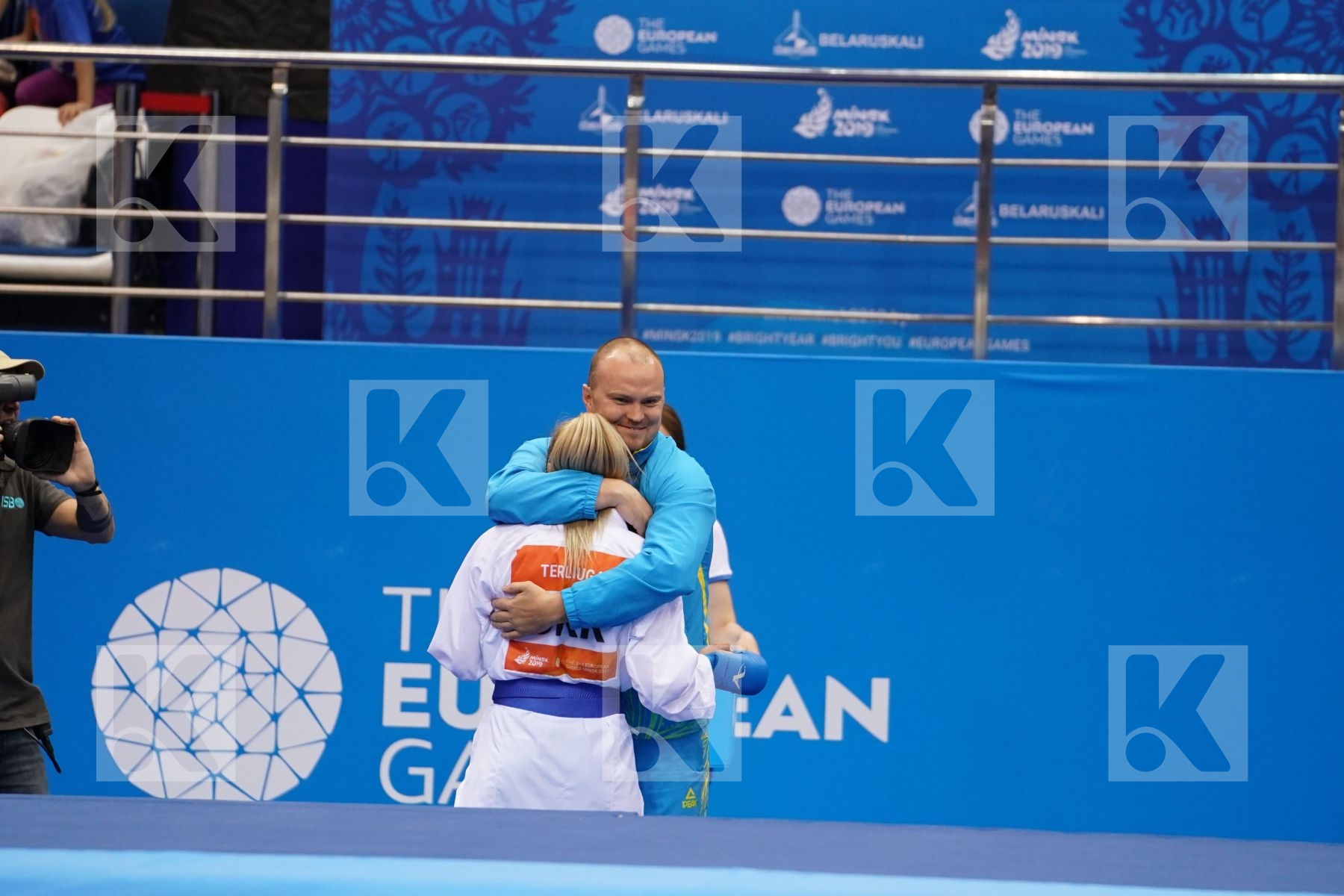 BITSCH JANA (GERMANY) Vs TERLIUGA ANZHELIKA (UKRAINE) in Senior Kumite -55 Kg - semi-final Bout