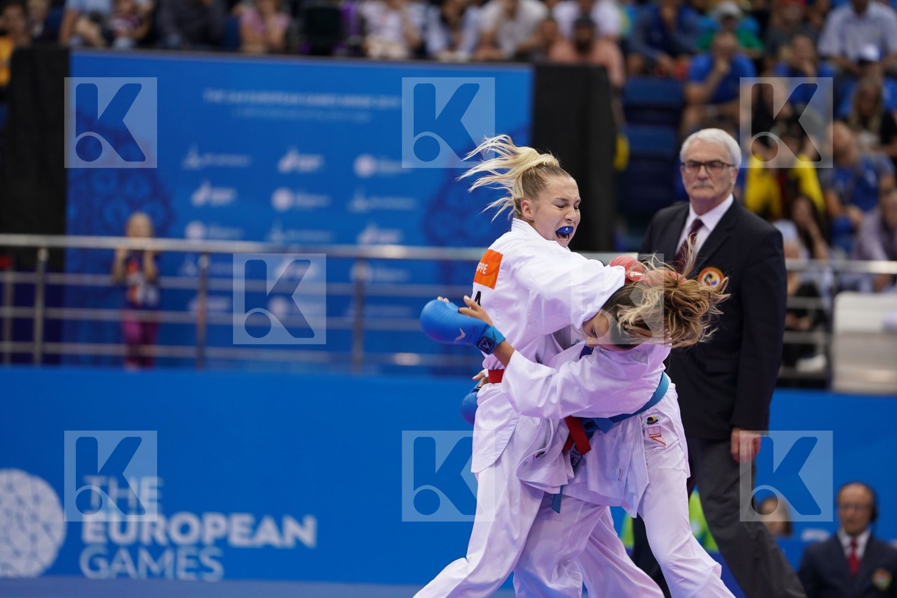 PHILIPPE GWENDOLINE (FRANCE) Vs RISTIC TJASA (SLOVENIA) in Senior Kumite -61 Kg - semi-final Bout