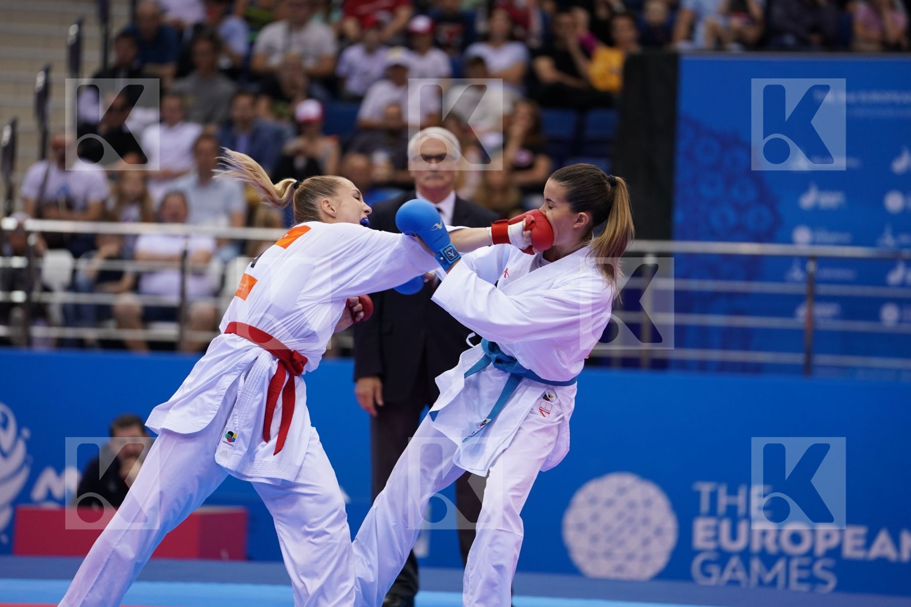 PHILIPPE GWENDOLINE (FRANCE) Vs RISTIC TJASA (SLOVENIA) in Senior Kumite -61 Kg - semi-final Bout