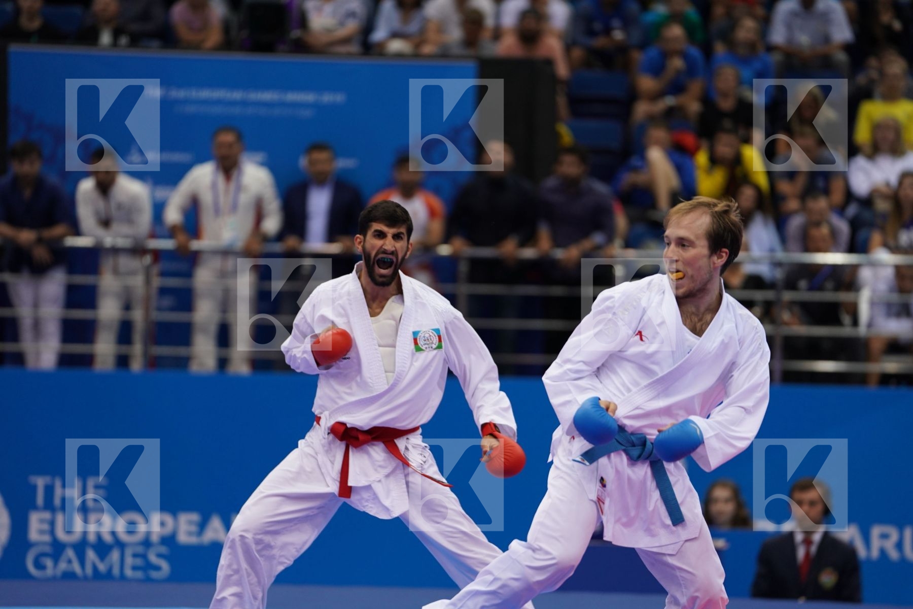 FARZALIYEV FIRDOVsI (AZERBAIJAN) Vs PLAKHUTIN EVGENY (RUSSIAN FEDERATION) in Senior Kumite -60 Kg - semi-final Bout