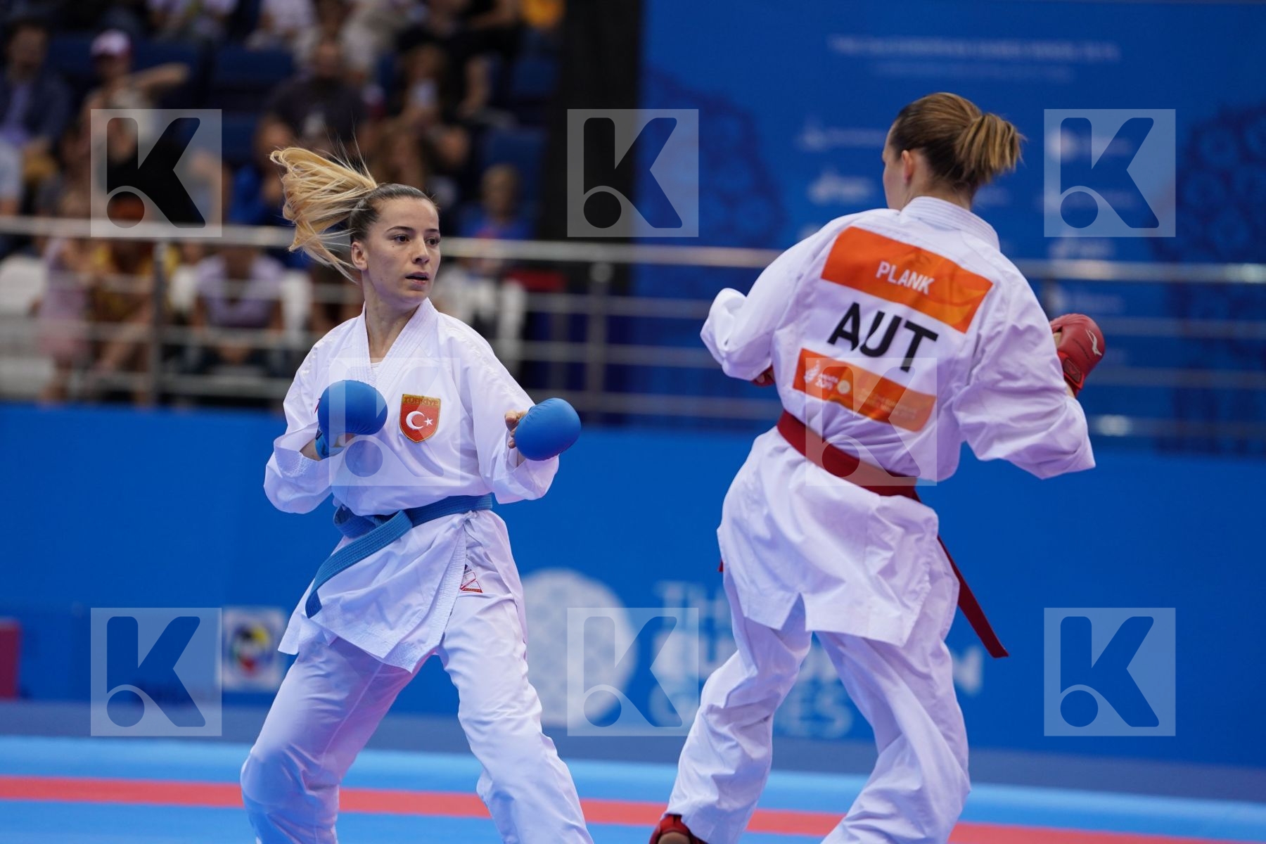 PLANK BETTINA (AUSTRIA) Vs OZCELIK ARAPOGLU SERAP (TURKEY) in Senior Kumite -50 Kg - Final Bout