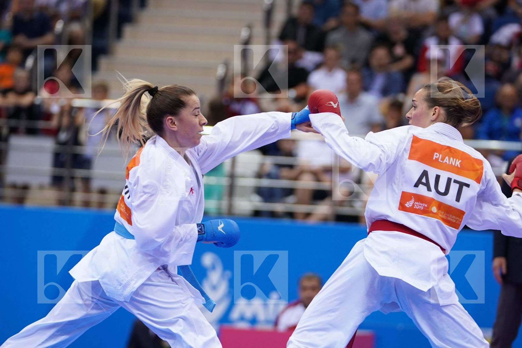 PLANK BETTINA (AUSTRIA) Vs OZCELIK ARAPOGLU SERAP (TURKEY) in Senior Kumite -50 Kg - Final Bout